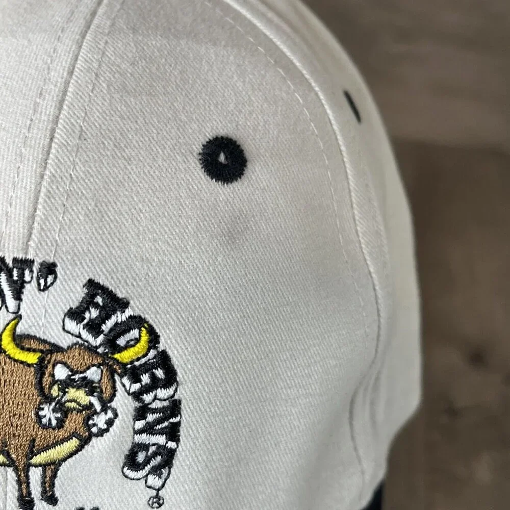 Humps N Horns Bull Riding News Tan Ball Cap Hat Hook N Loop - Picture 7 of 14